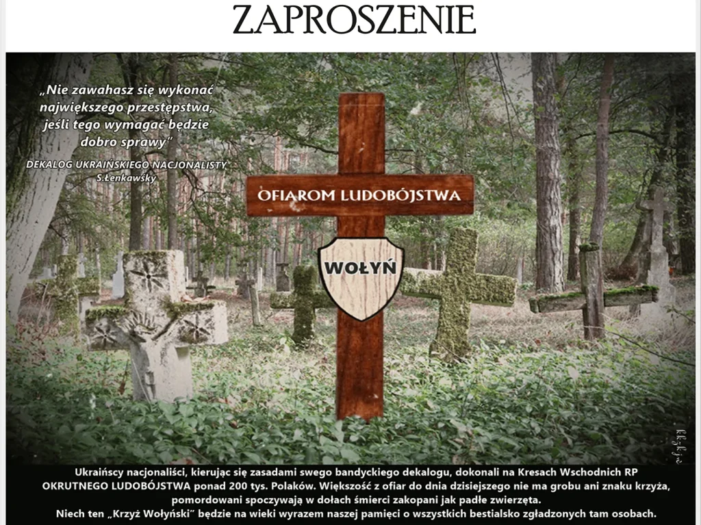 Uroczystość Wołyńskie 2023 r