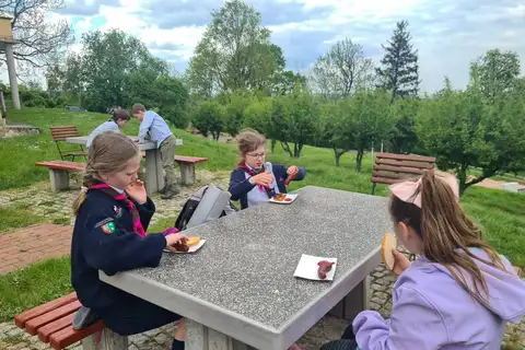 2023.05.14 – Pielgrzymka Skautów Europy do Sanktuarium Matki Bożej Jutrzenki Nadziei w Grodowcu – zdjęcie 17