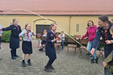 2023.05.14 – Pielgrzymka Skautów Europy do Sanktuarium Matki Bożej Jutrzenki Nadziei w Grodowcu – zdjęcie 19