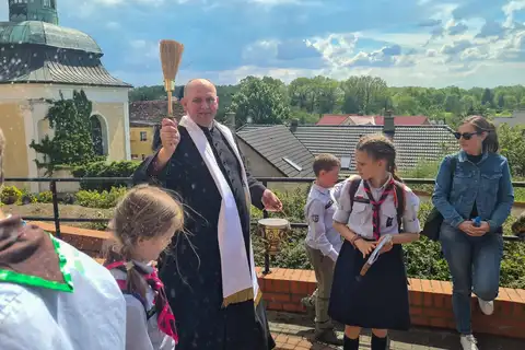 2023.05.14 – Pielgrzymka Skautów Europy do Sanktuarium Matki Bożej Jutrzenki Nadziei w Grodowcu – zdjęcie 2