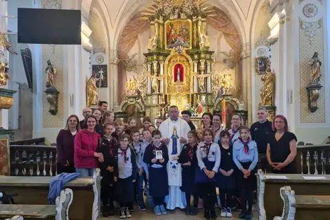 2023.05.14 – Pielgrzymka Skautów Europy do Sanktuarium Matki Bożej Jutrzenki Nadziei w Grodowcu – zdjęcie 10