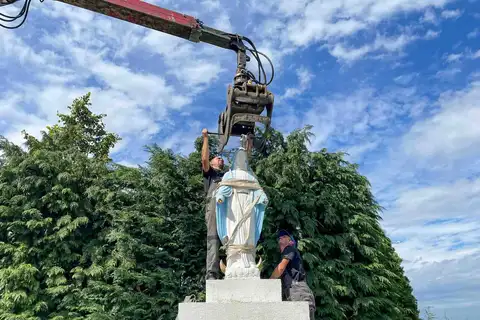 2024.07.05 – Demontaż Figury NMP z ul. Zielonogórskiej – zdjęcie 15