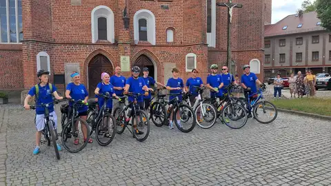 2025.06.29 – Wyjazd rowerowej pielgrzymki na Jasną Górę – zdjęcie 1