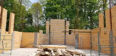 2019.06.10 – Budowa kościoła pw. św. Jana Pawła II w Grabiku (2019–2022) – zdjęcie 50