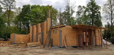 2019.06.10 – Budowa kościoła pw. św. Jana Pawła II w Grabiku (2019–2022) – zdjęcie 49