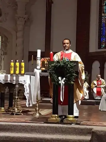 2019.12.01 – Msza Święta prymicyjna o. Ditricka Sangi z Tanzanii – zdjęcie 8