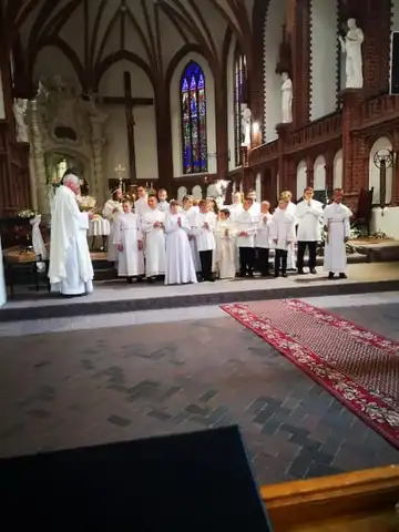 2020.06.20 – Uroczystość I Komunii Świętej dzieci z Zespołu Szkół Specjalnych – zdjęcie 7