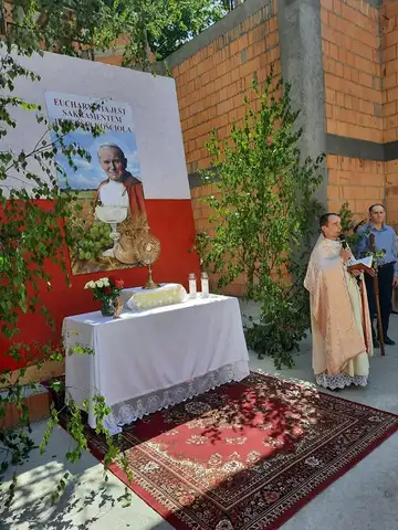 2021.06.03 – Uroczystość Najświętszego Ciała i Krwi Pańskiej – pierwsza Eucharystia w nowym kościele w Grabiku – zdjęcie 23